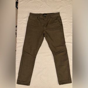 Huckberry Proof Rover Pant - Slim - Dark Olive - 33/30